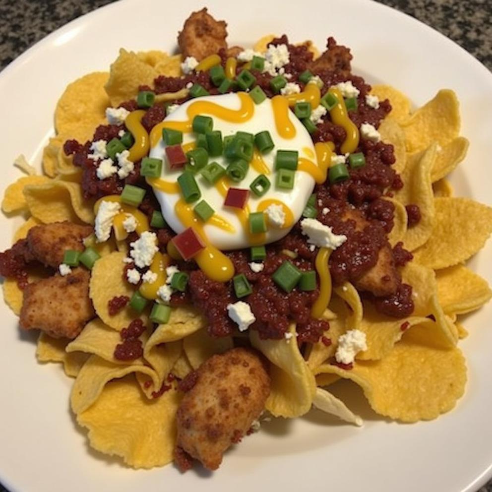 BBQ Chicken Nachos