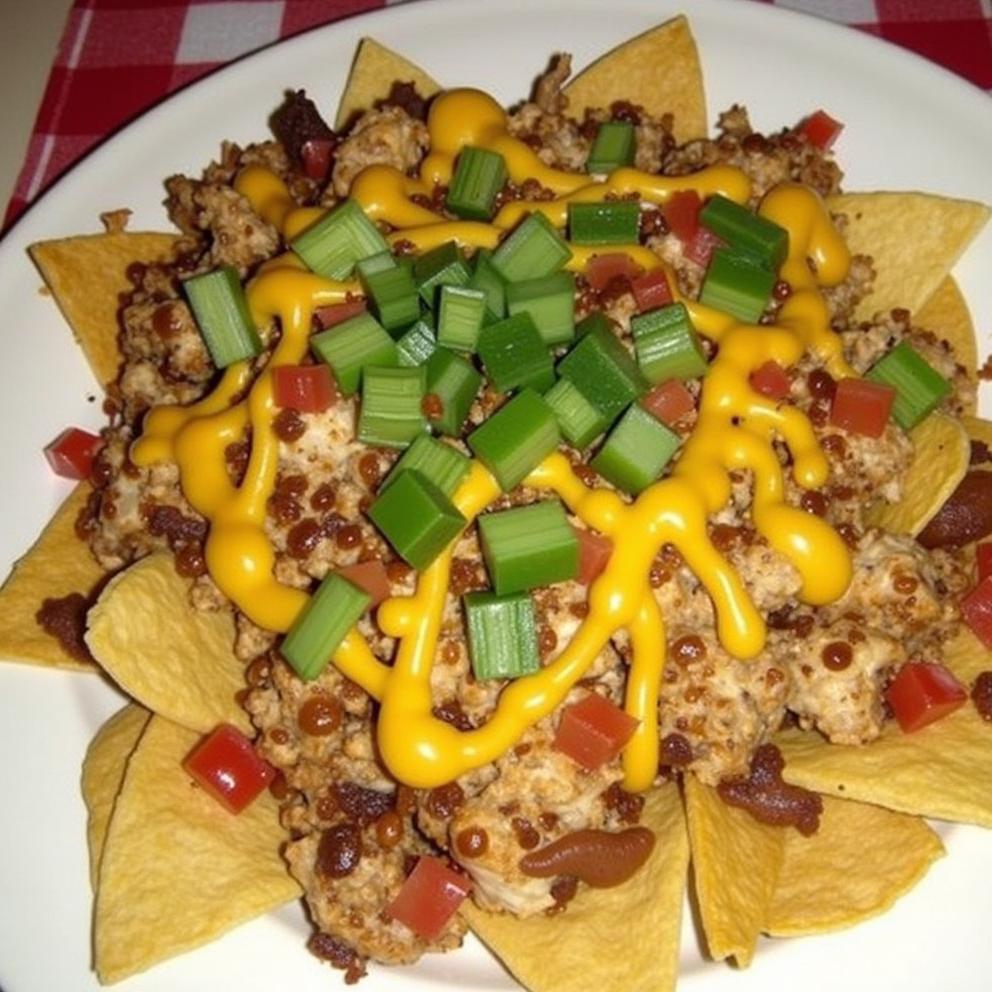 BBQ Chicken Nachos