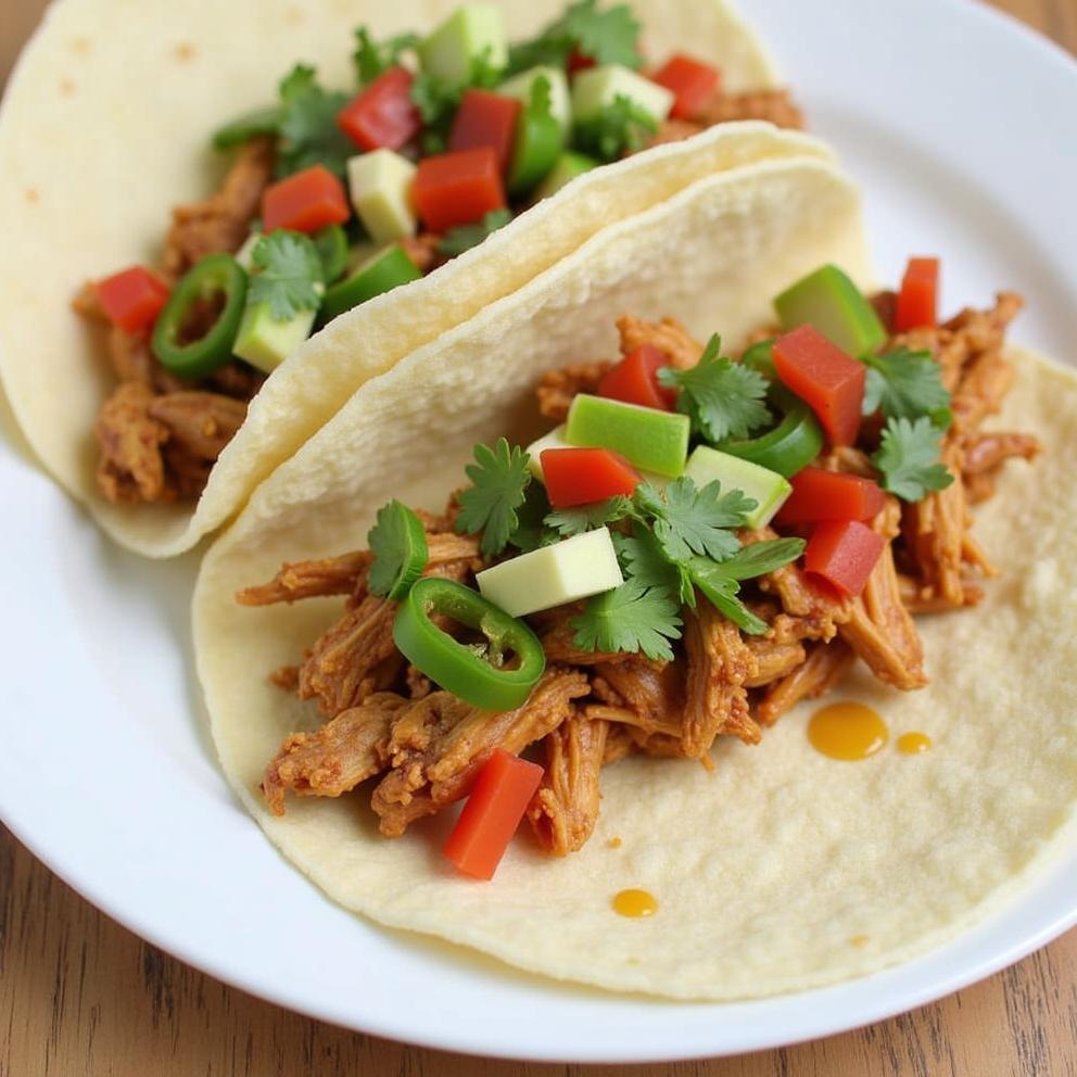 BBQ Pulled Chicken Tacos