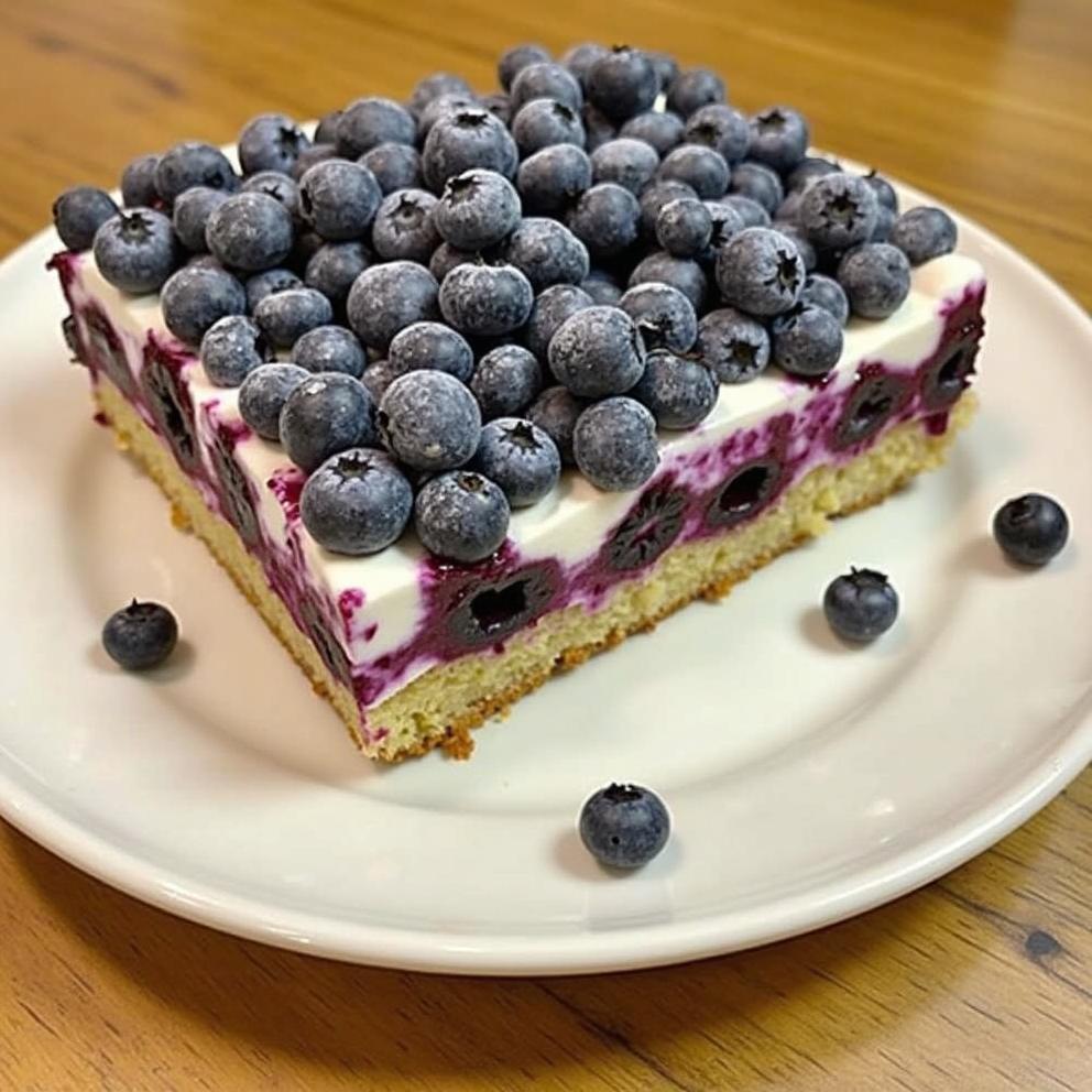 Blueberry Cake With Frozen Blueberries