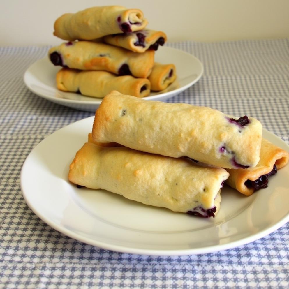 Blueberry Egg Rolls