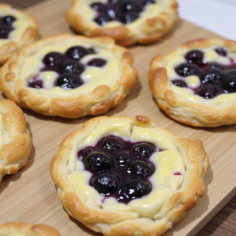 Blueberry Puff Pastry Tart