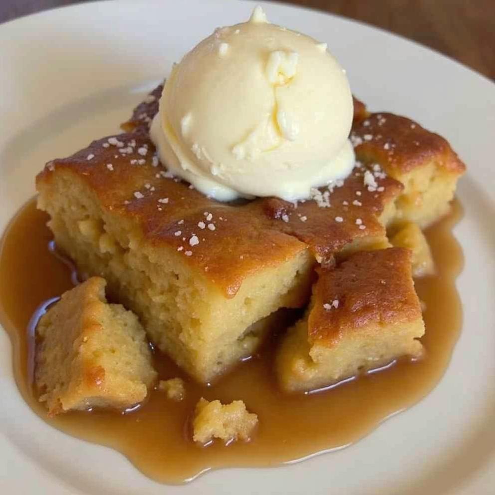 Bourbon Caramel Bread Pudding