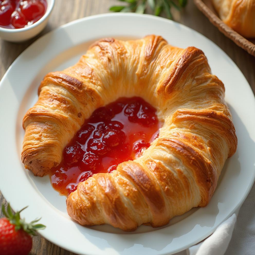Brie and Jam Croissant