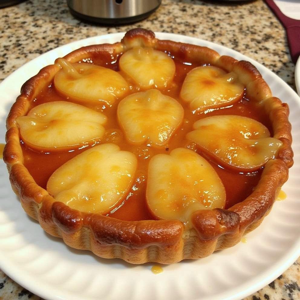 Caramelized Pear Tart Tatin