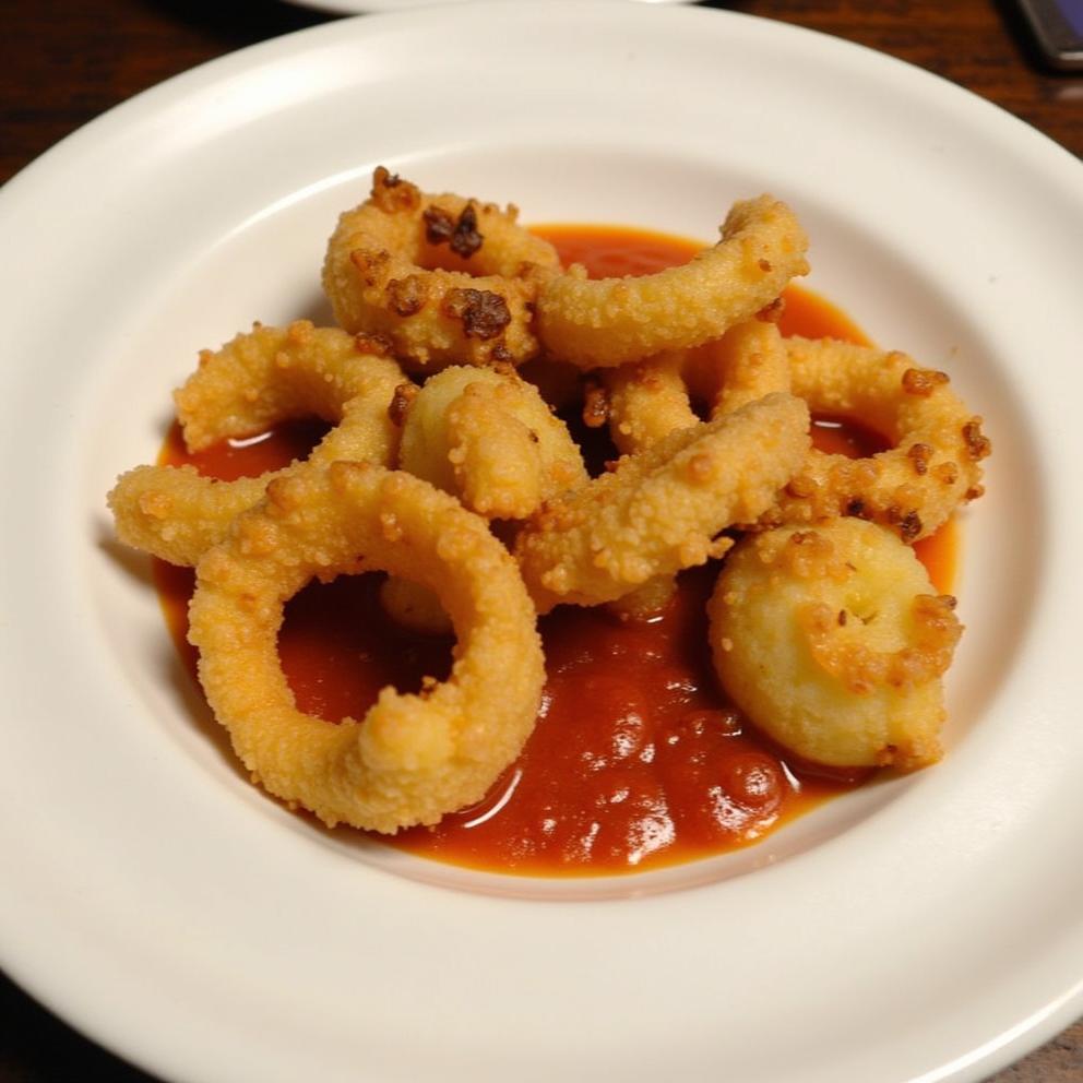 Fried Calamari with Marinara Sauce