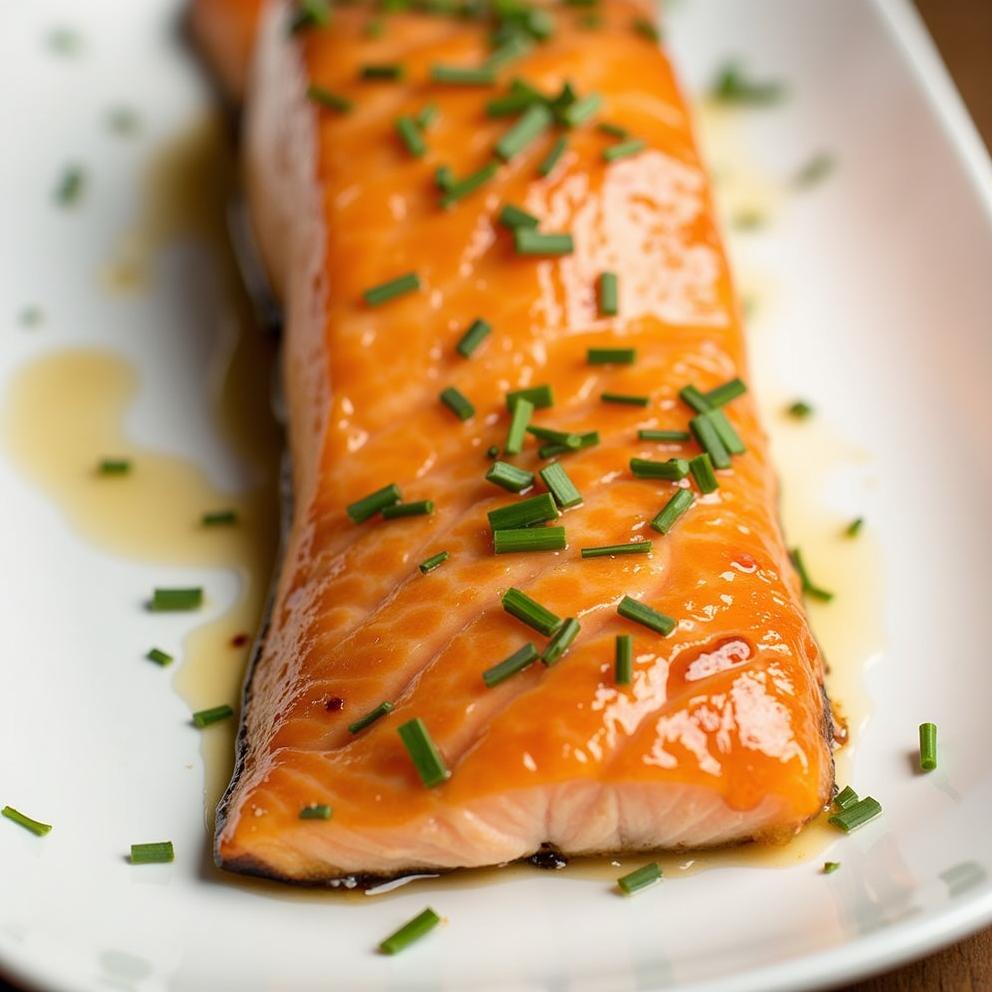 Honey Garlic Glazed Salmon