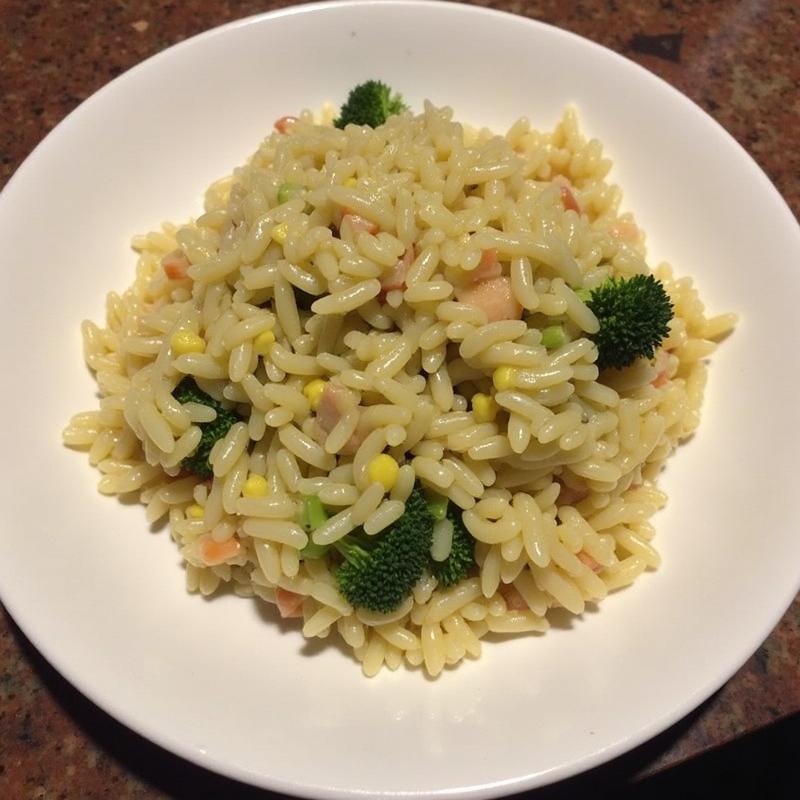 Orzo Salad with Lemon Vinaigrette