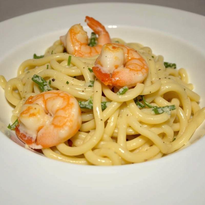 Shrimp Fettuccine Alfredo