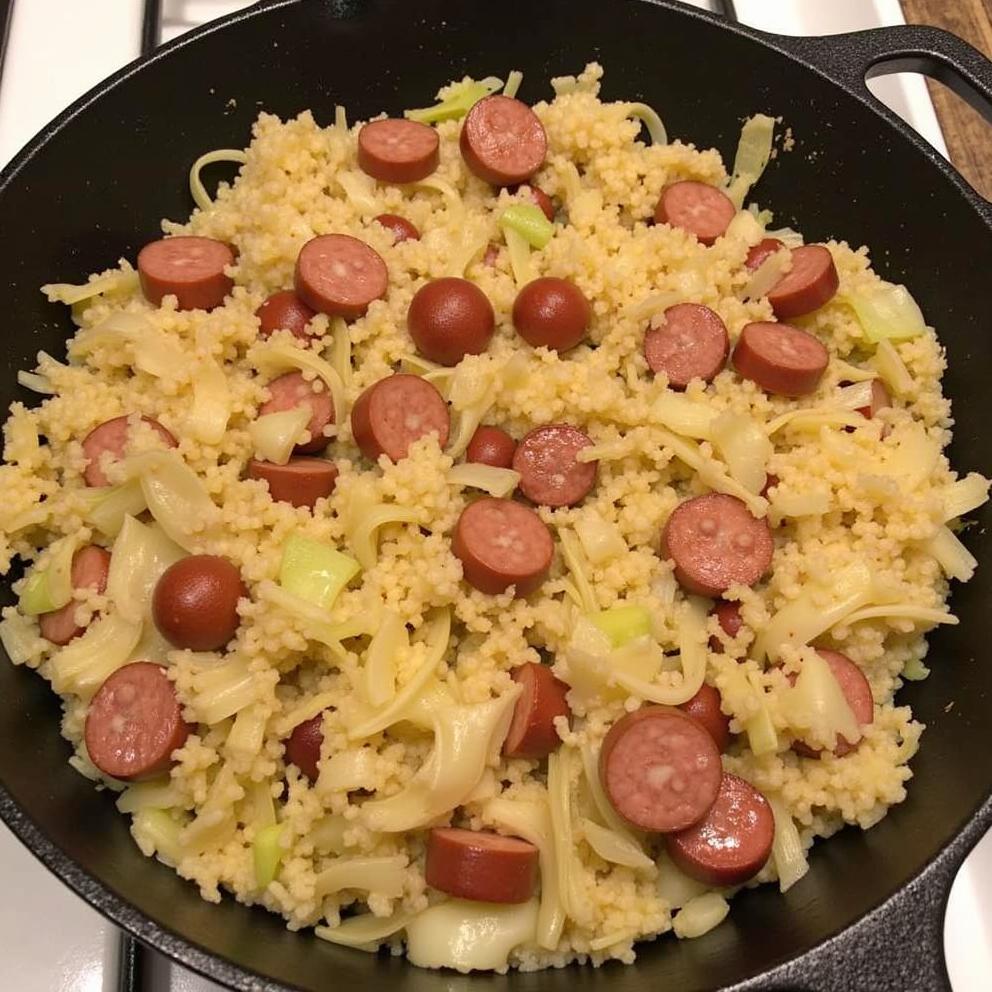 Smoked Sausage and Cabbage Skillet