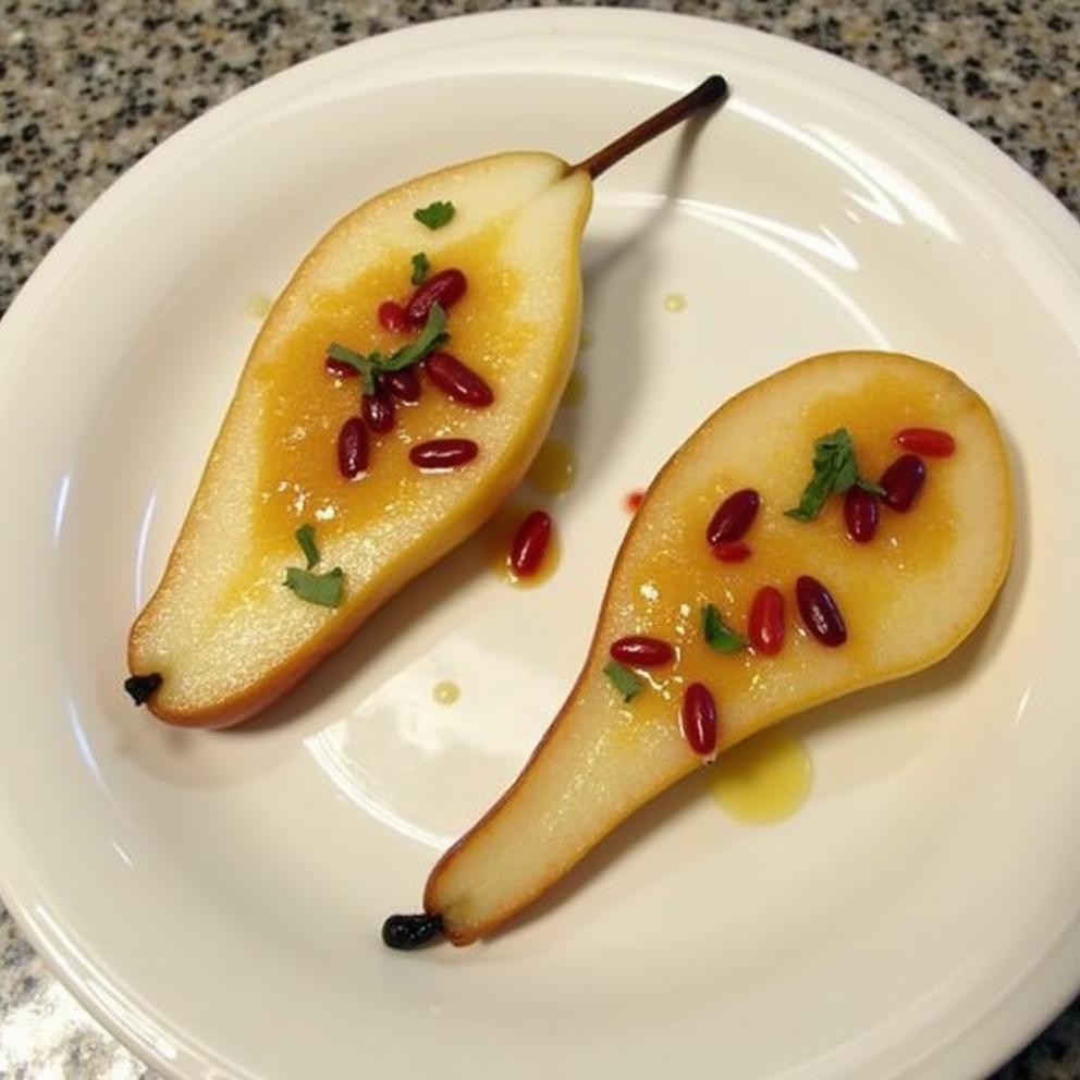 Star Anise Poached Pears