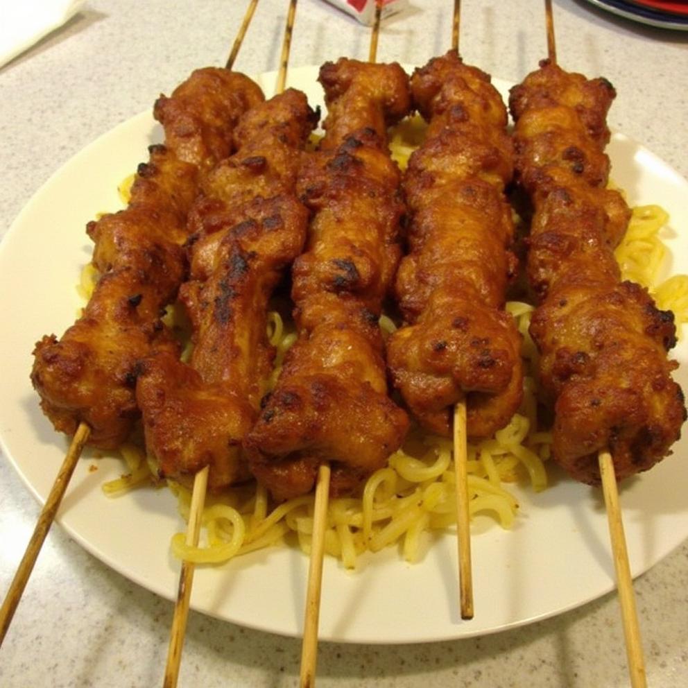 Nigerian Suya Spiced Chicken Skewers