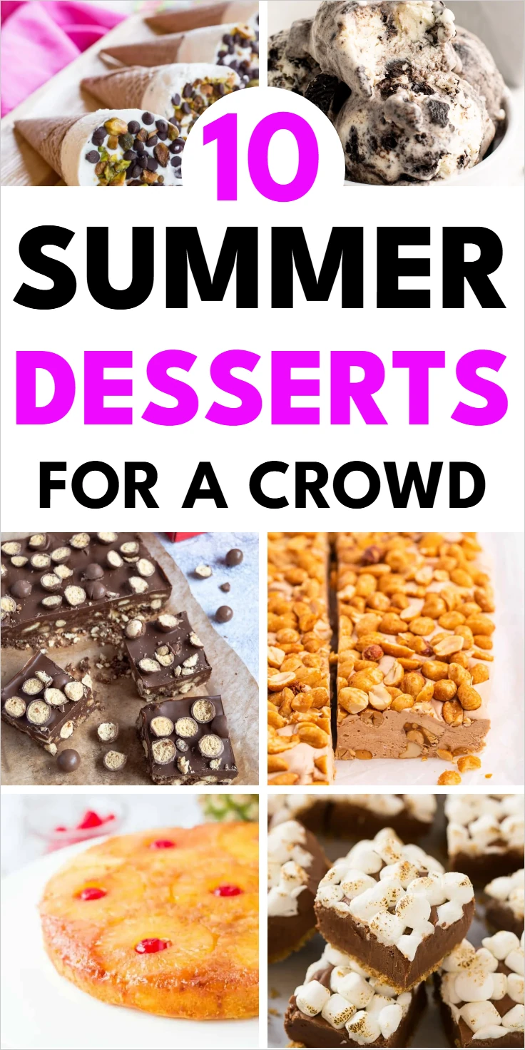 summer desserts for a crowd