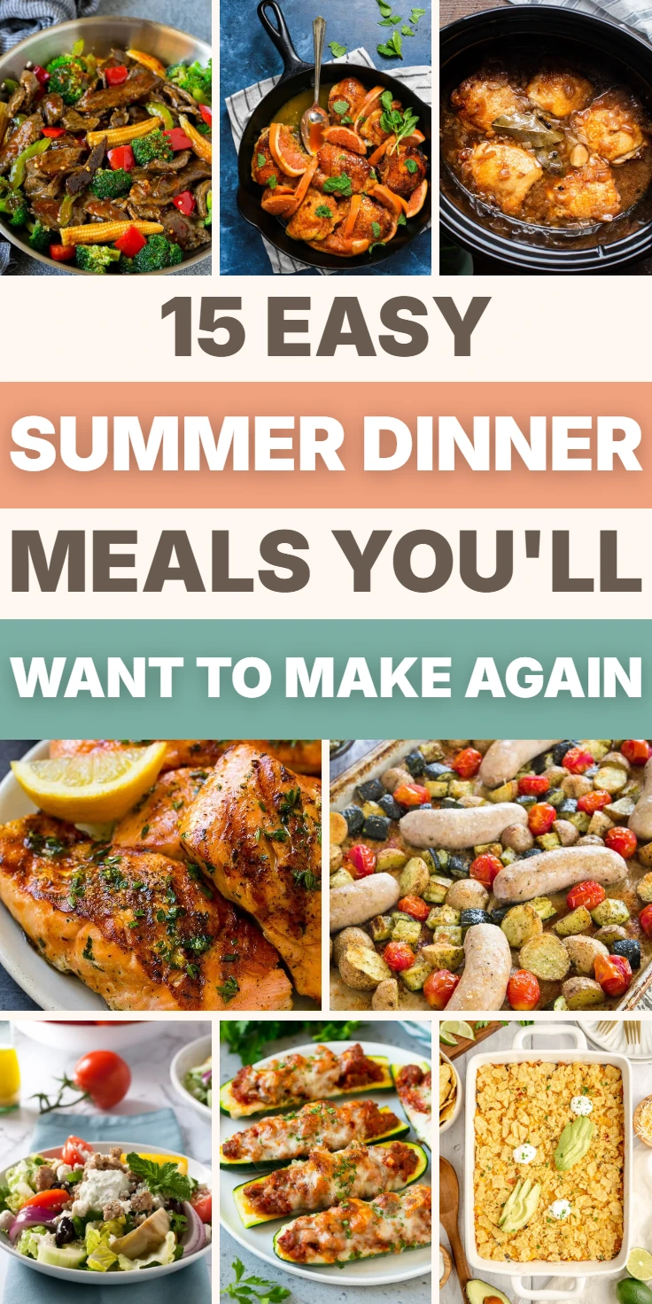 Summer Dinner Meals