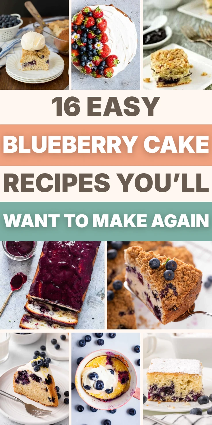 Blueberry Cake Recipes