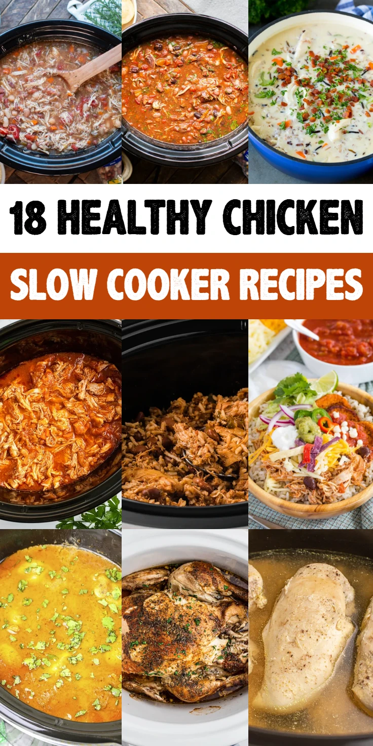 Healthy Chicken Slow Cooker Recipes