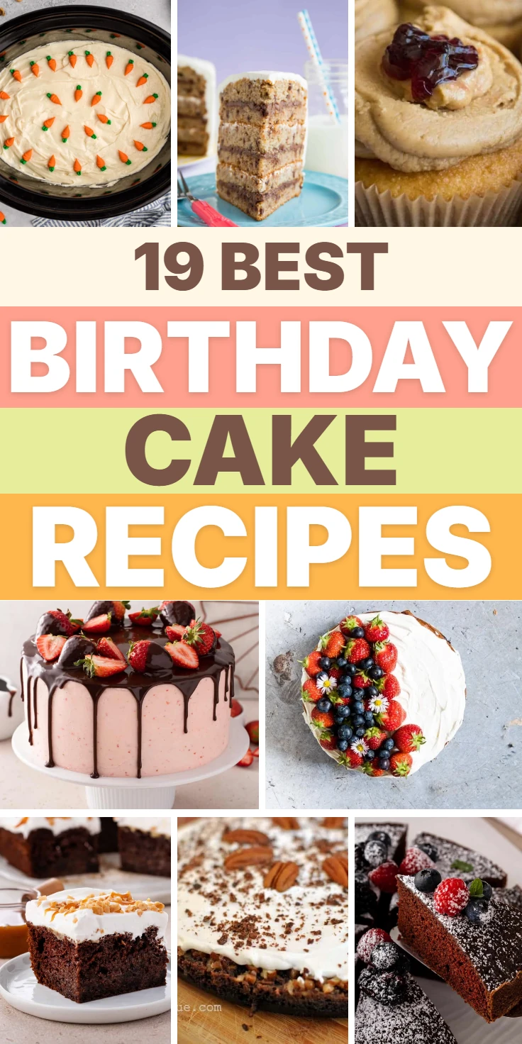 Birthday Cake Recipes