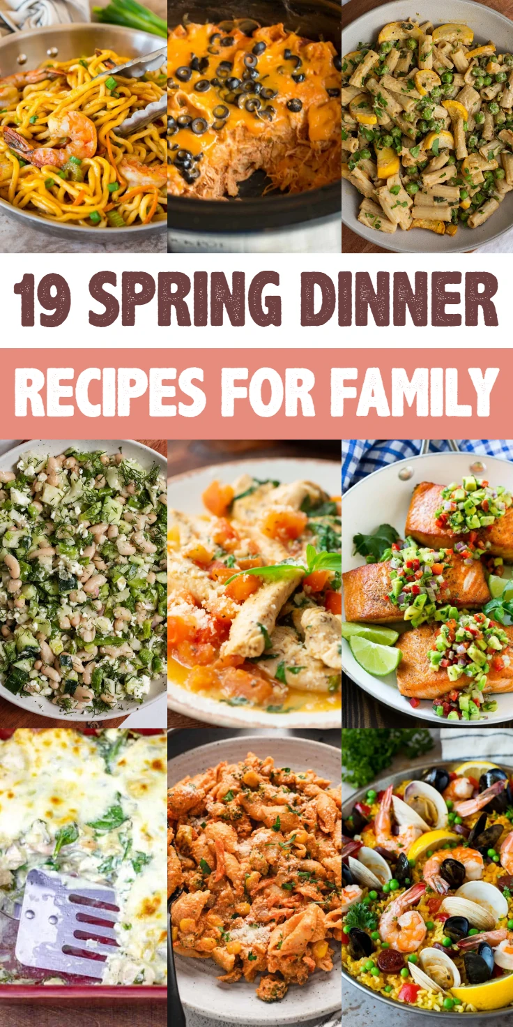 Spring Dinner Recipes for Family