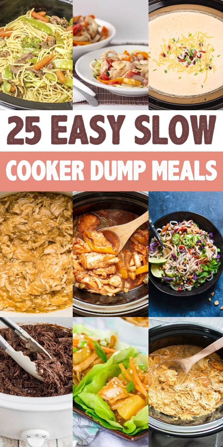 Easy Slow Cooker Dump Meals