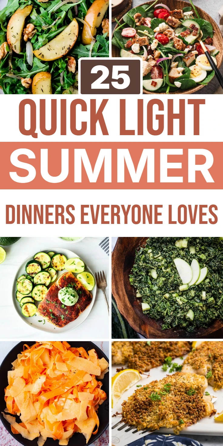 light summer dinners