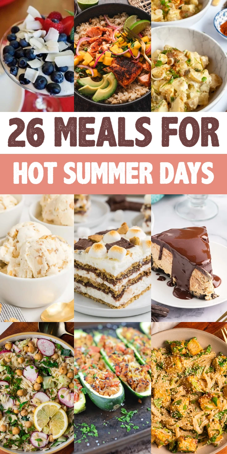 meals for hot summer days