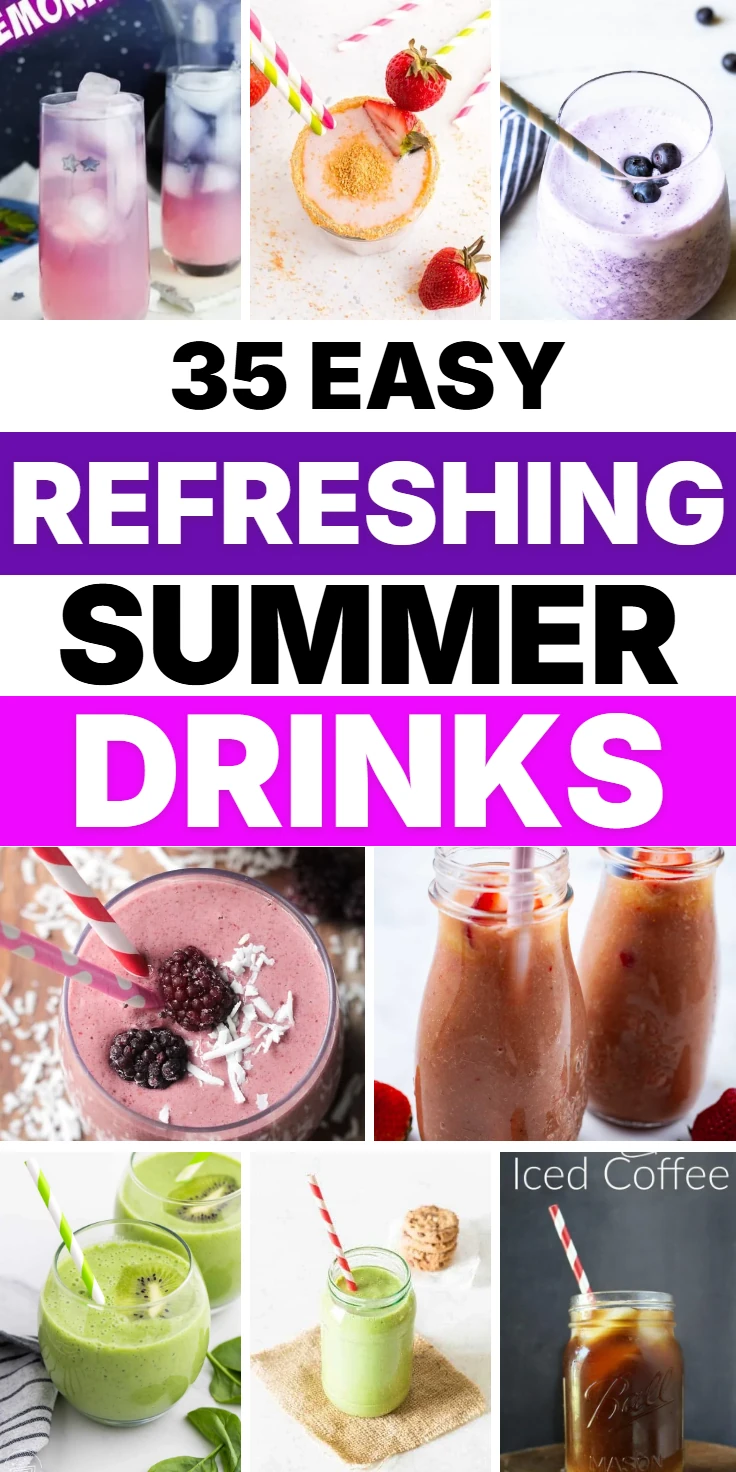 refreshing summer drinks
