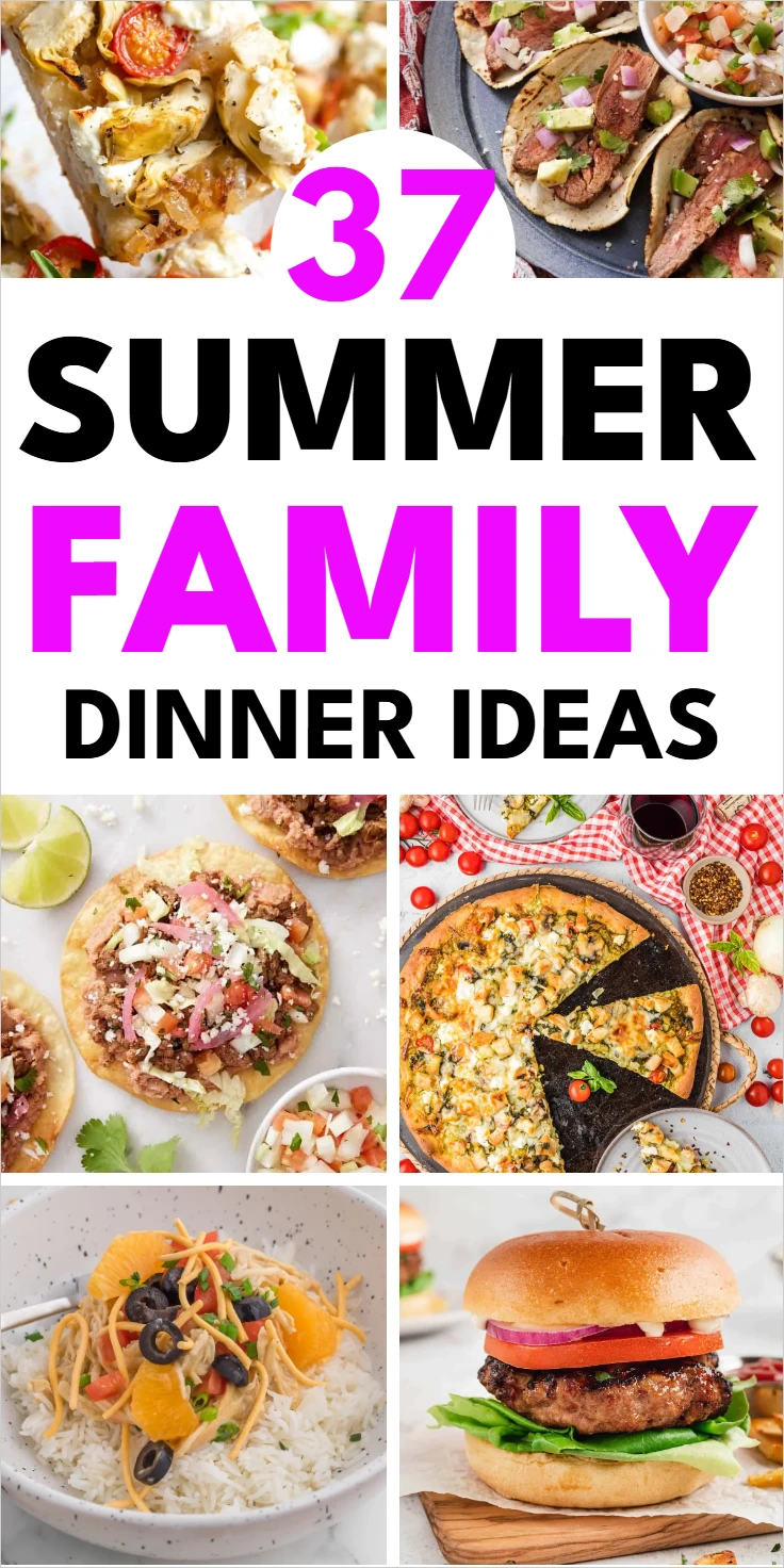 summer family dinner ideas