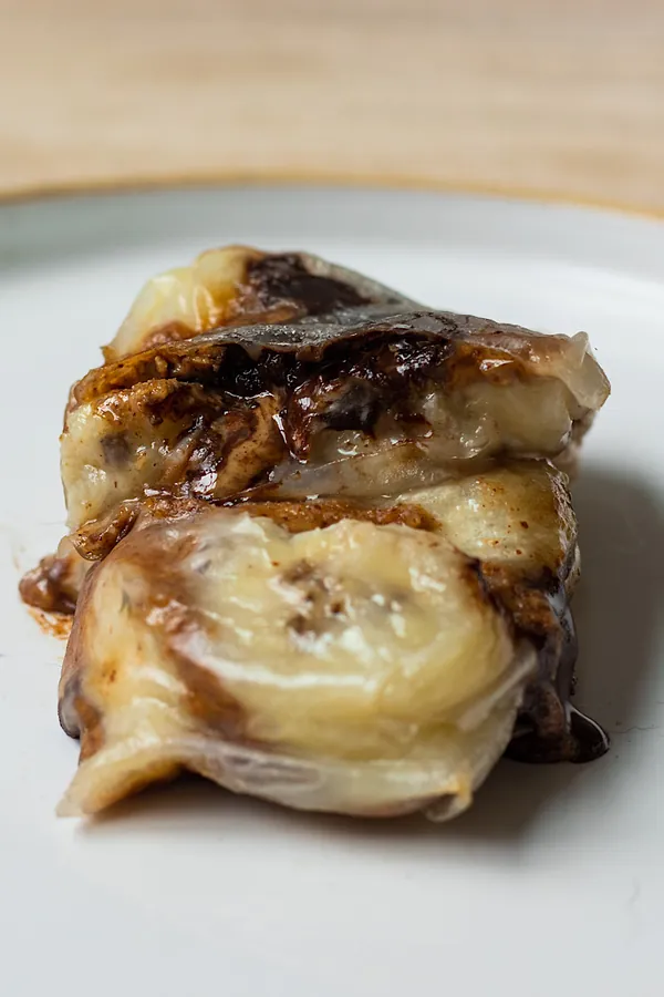 Air Fried Banana Dessert Spring Roll