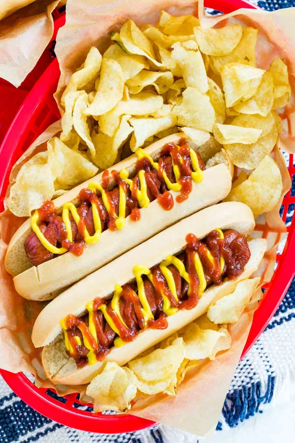 Air Fryer Hot Dogs