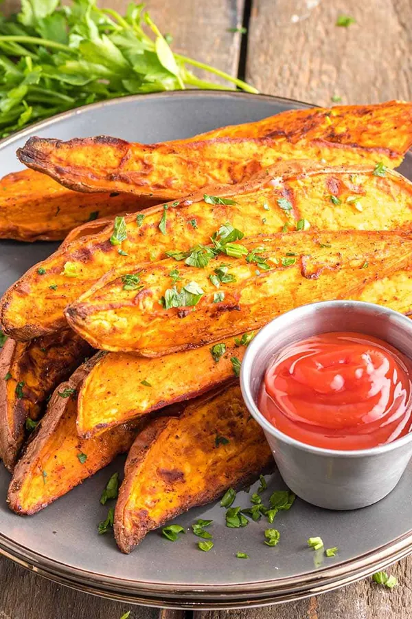 Air Fryer Sweet Potato Wedges