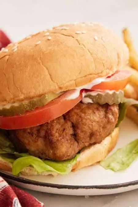 Air Fryer Turkey Burgers