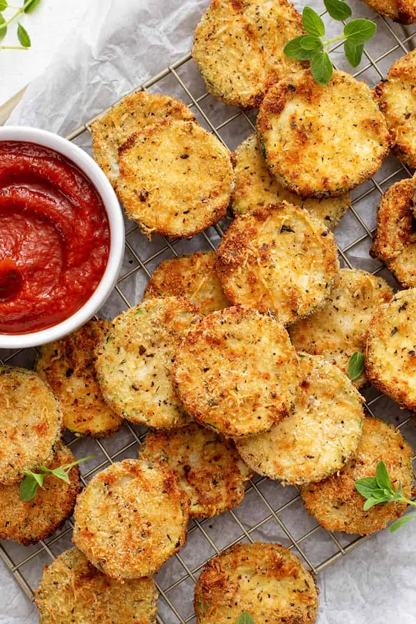 Air Fryer Zucchini Chips