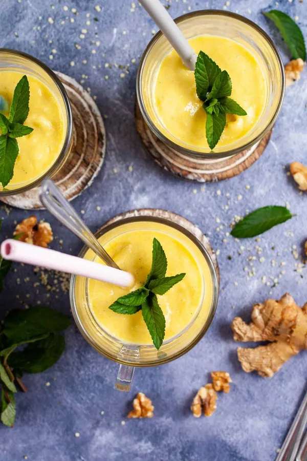 Amazing Creamy Vegan Mango Lassi (Dairy-Free)
