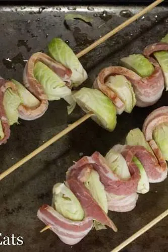 Bacon & Brussels Sprout Kebabs