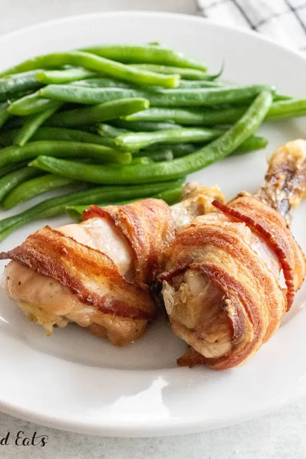 Bacon Wrapped Chicken Legs