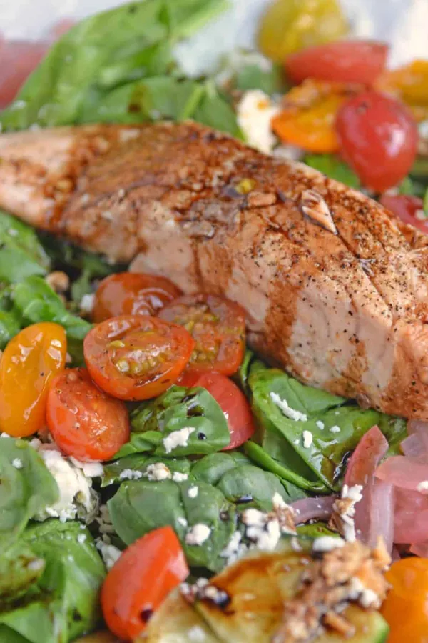 Balsamic Salmon Salad Recipe