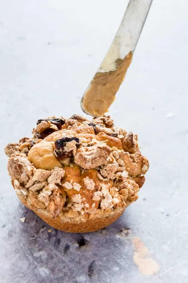 Banana Granola Streusel Muffins