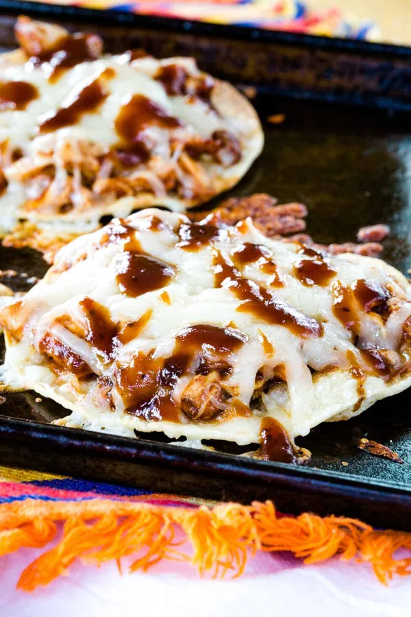 BBQ Chicken Tostadas