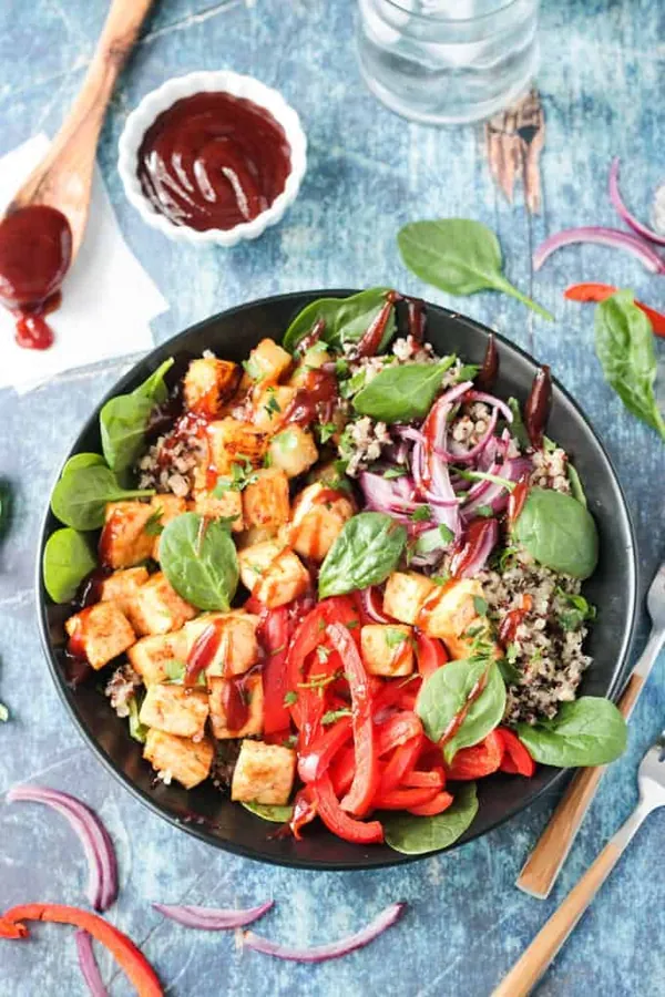 BBQ Hawaiian Tofu Bowl