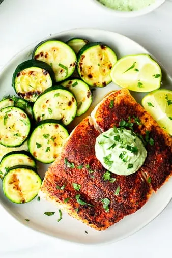 Blackened Halibut