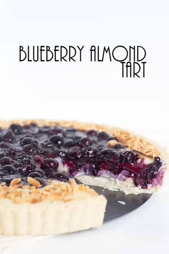 Blueberry Almond Tart