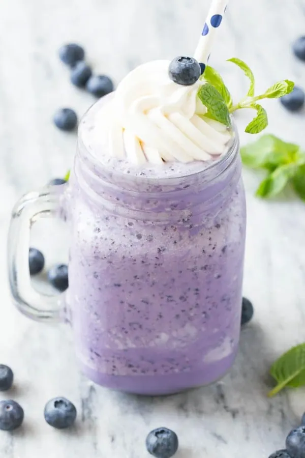 Blueberry Milkshake