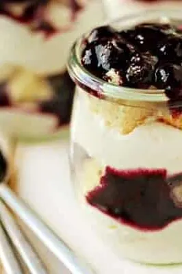 Blueberry Trifles with Mascarpone Whip