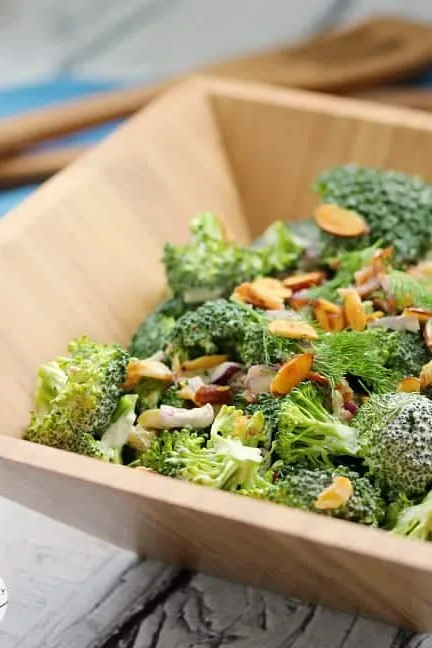 Broccoli Salad with Homemade Ranch Dressing