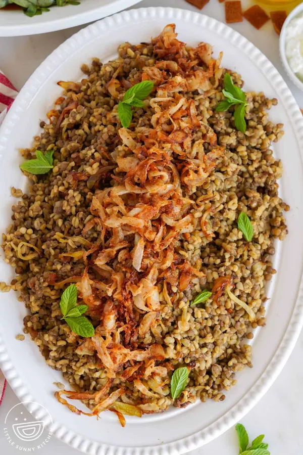 Bulgur Mujadara