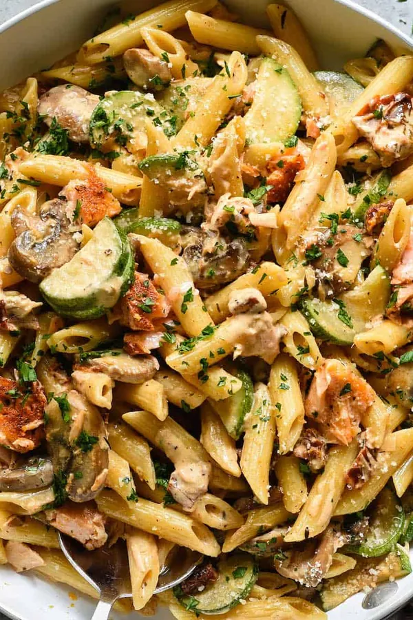 Cajun Salmon Pasta