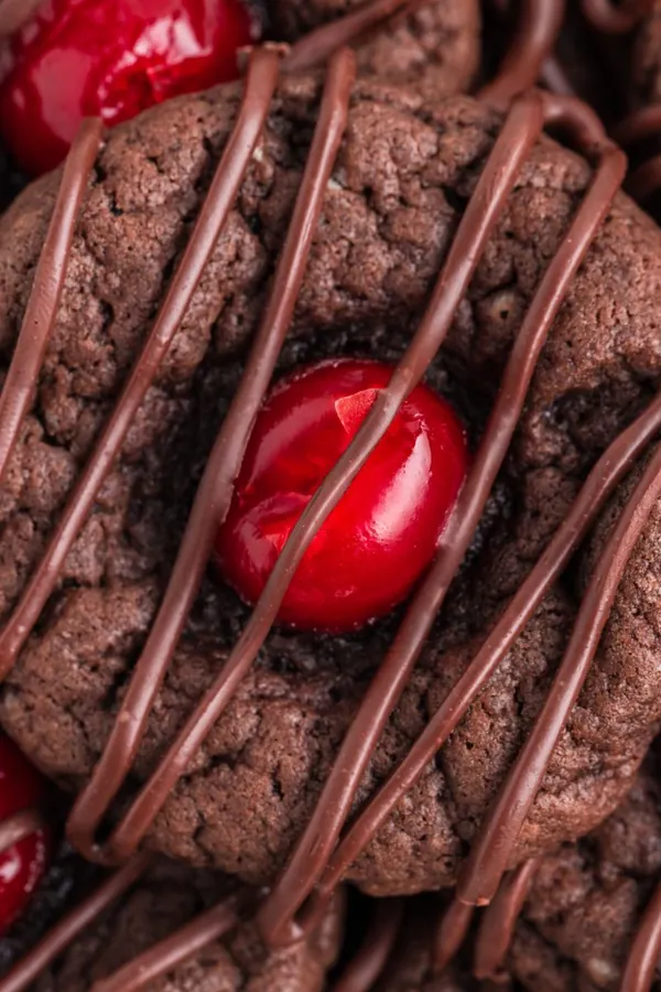 Cake Mix Chocolate Covered Cherry Cookies