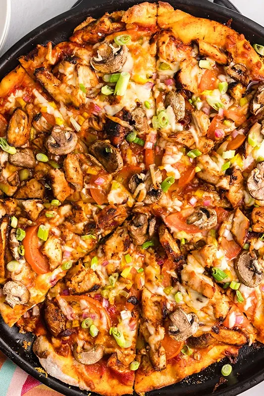 Caribbean Jerk Chicken Pizza