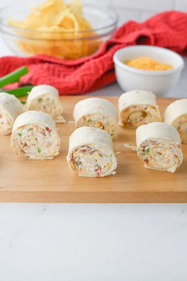 Cheesy Crack Chicken Pinwheels