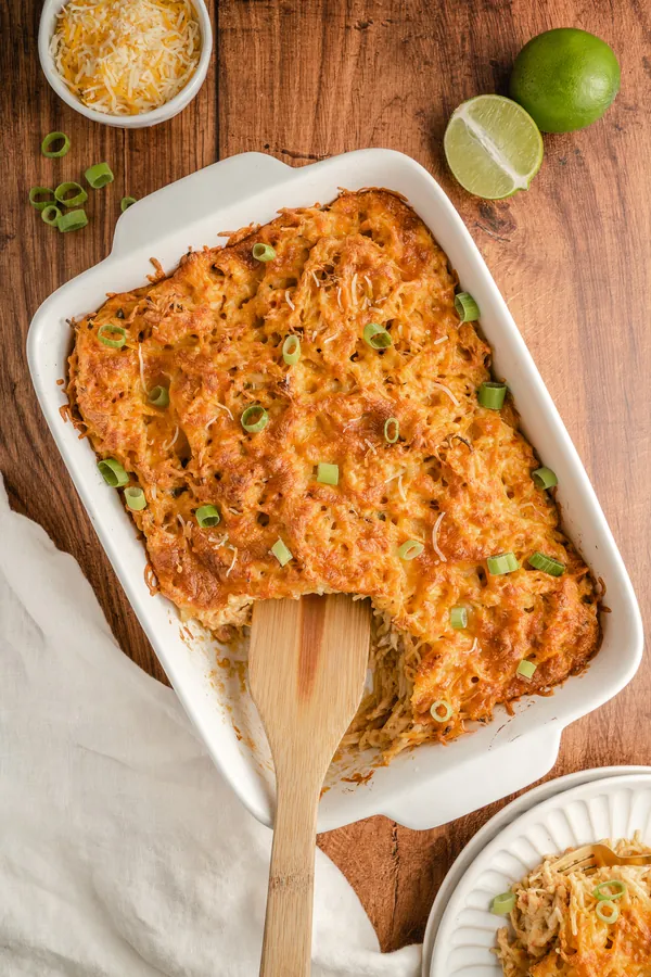 Cheesy Mexican Chicken Spaghetti Recipe